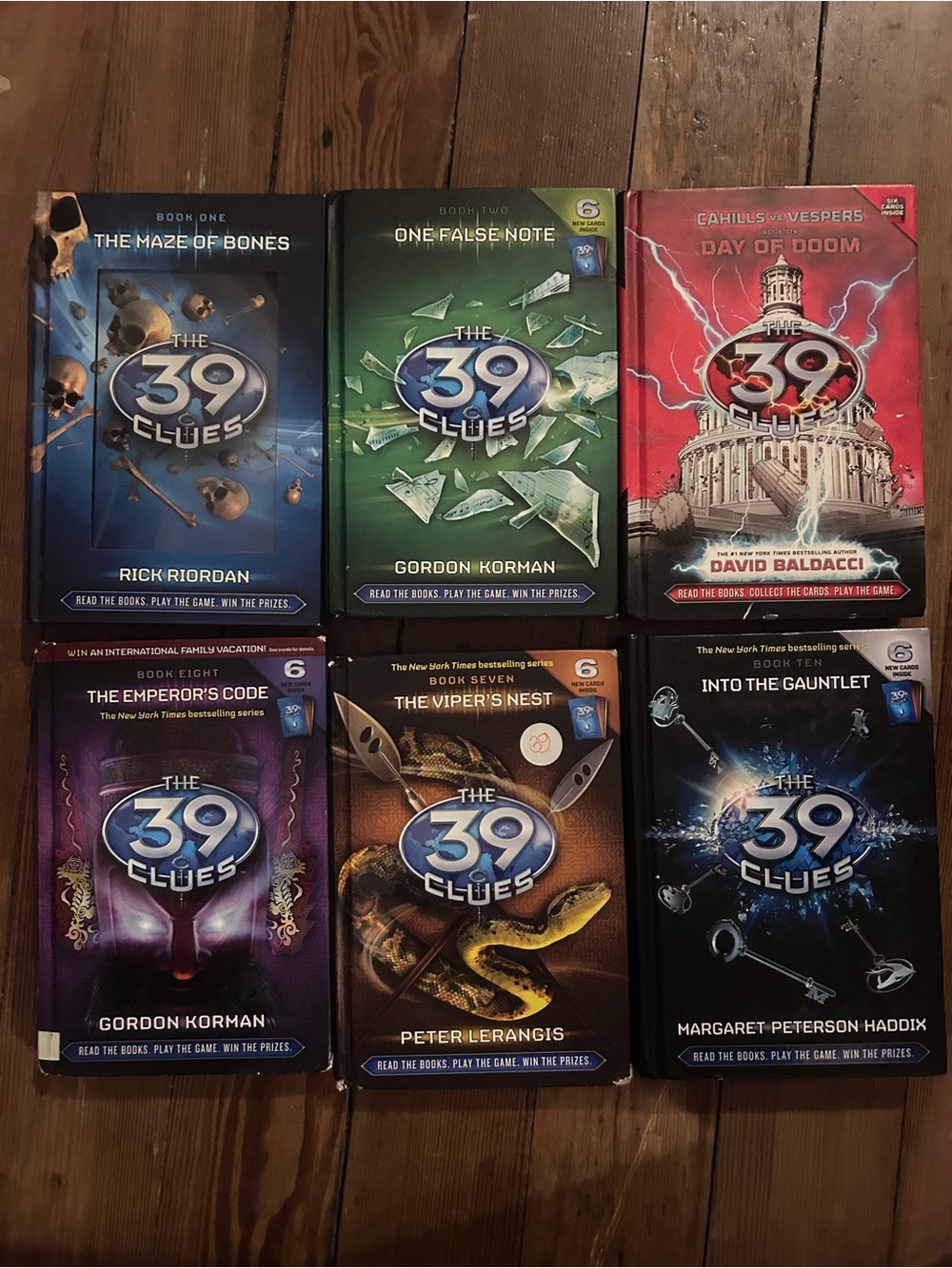 The 39 Clues Book Series book lot of 6